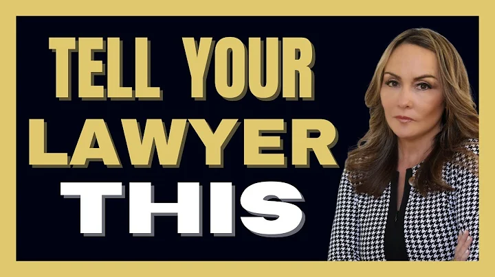 Make Sure to Tell Your Lawyer This.