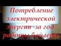 Потребление бойлера 50л. за год работы. Как снизить расходы.