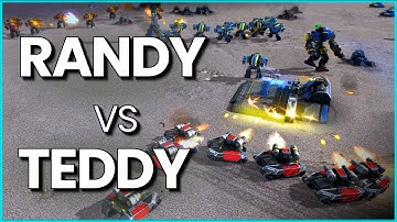 rAndy vs Teddy 1v1 - Beyond All Reason PVP Cast