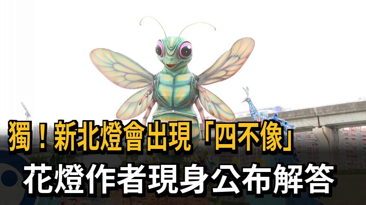 獨！新北燈會出現「四不像」　花燈作者現身公布解答－民視新聞