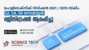 POLYTECHNIC SEMESTER REGISTRATION I REVISION 2015/2021 SEMESTER 6/4&2