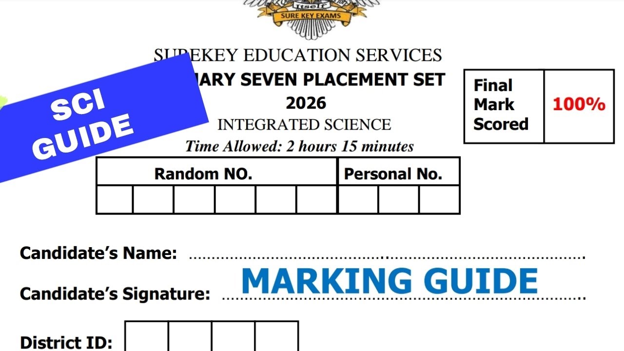 Sure Key Lesson Notes SURE KEY SCI GUIDE 2026 - YouTube