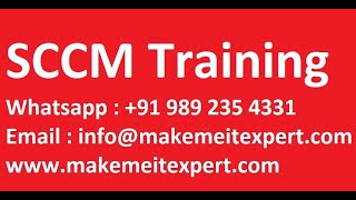 SCCM   MECM Training Online Session Step By Step Live Training