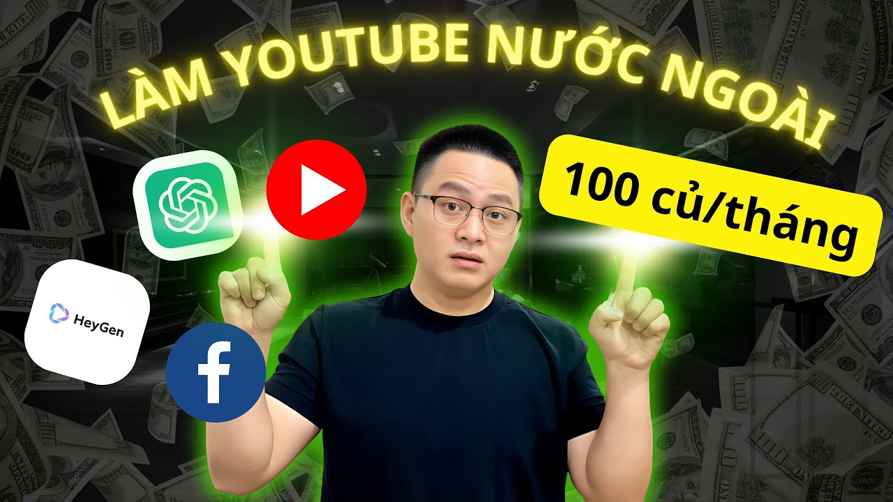 Cách kiếm 100tr/tháng nhờ AI làm YOUTUBE VIEW NGOẠI | Vưu Xuân Hào