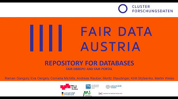 FAIR Data Austria DBRepo Repository for Databases