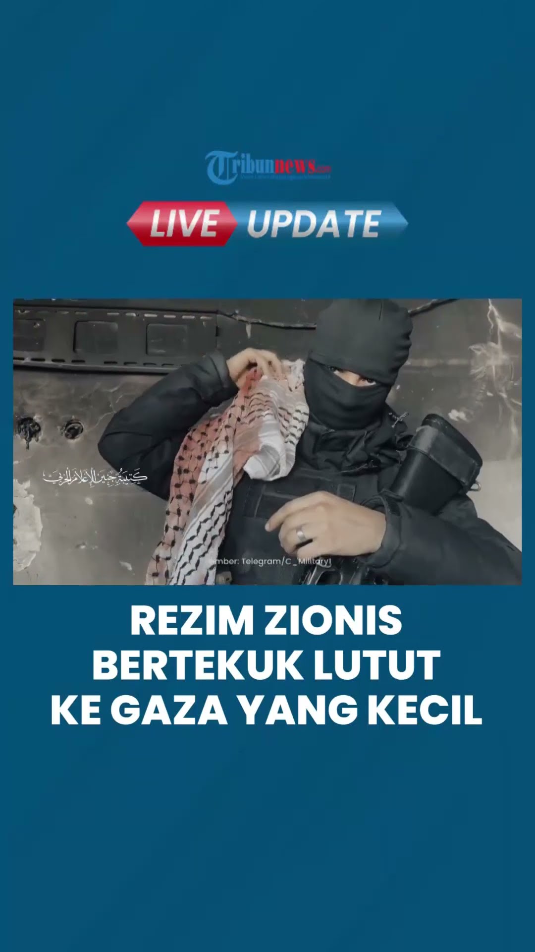Pemimpin Iran: Gaza Bisa Bikin Israel Bertekuk Lutut, padahal Zionis Dibantu AS \u0026 Senjata Lengkap
