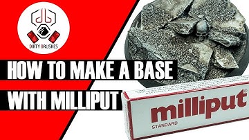 How To Make a Base For Your Miniatures Using Milliput