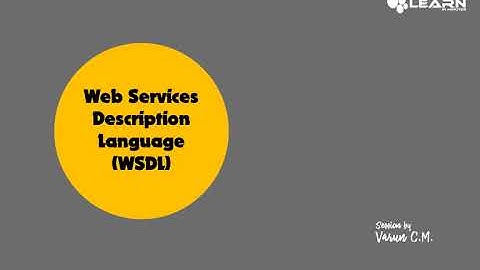 LnM Series - Web Services Description Language (WSDL)