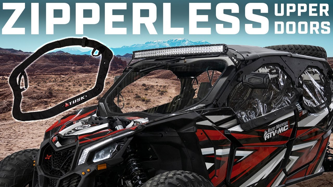 Can-Am Maverick X3 Max Zipperless Upper Doors Kit by Tusk