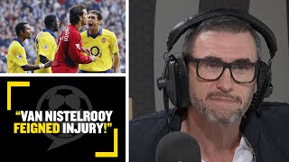 "VAN NISTELROOY FEIGNED INJURY!" Martin Keown says the Dutch striker caused Vieira to be sent off!