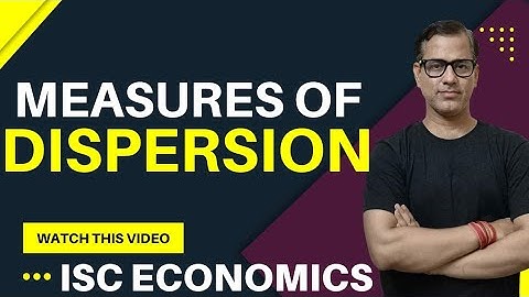 Measures Of Dispersion | ISC Class 11 | @star_commerce