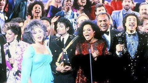 We Are The World LIVE 1986 -The American Music Awards 1986
