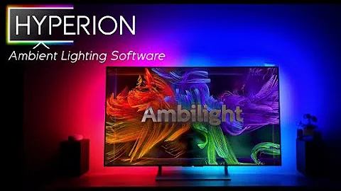 [4K] DIY Ambilight with Hyperion.NG (Philips Ambilight TV Democlip)