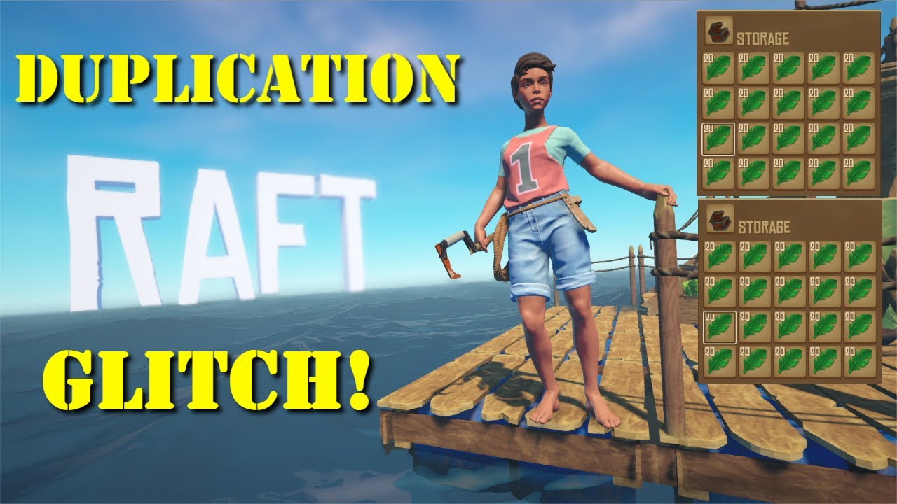 *PATCHED* Raft Glitch!. Unlimited resources and items!!! (Insane SOLO