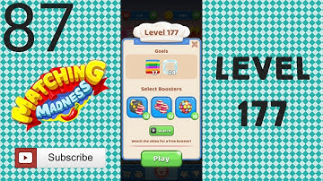 Matching Madness: Match 3 Puzzle games. Level 177 #tinytacticsgames