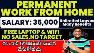 Permanent Work From Home Jobs | Online Work At Home | No Skill Required | Latest jobs | @VtheTechee