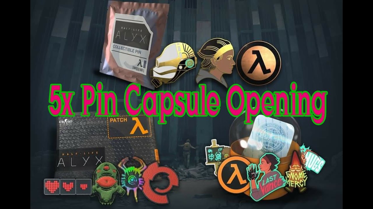 CSGO HALF LIFE : ALYX PINS CAPSULE OPENING! - YouTube