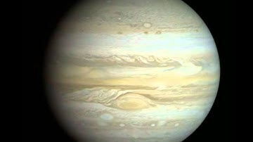 Voyager 1 Jupiter cloud timelapse animation