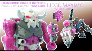 TRANSFORMERS POTP Prime Master LIEGE MAXIMO(SKULLGRIN)末日馬克西莫(羊頭魔)