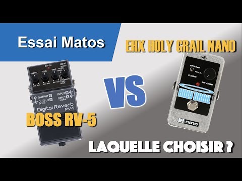 Boss RV5 Digital Reverb vs EHX Holy Grail Nano