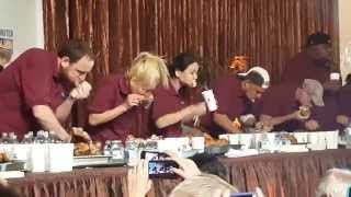 2015 World Turkey Eating Championship PART 1 OF THE COMPETITION