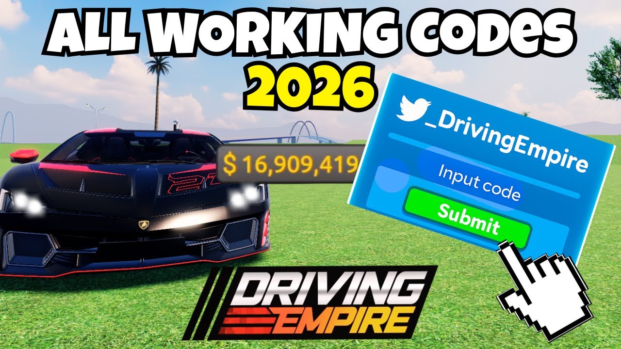 ALL WORKING Driving Empire Codes 2026 YouTube 