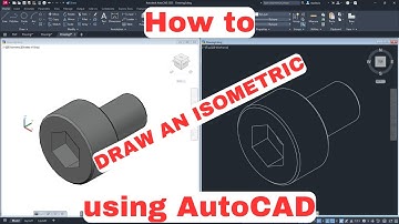 AutoCAD Isometric -Polygon, Isocircles, and Trimming #autocad #inventor #cad