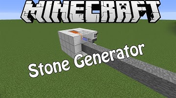 Compact Stone Generator | Minecraft Tutorial (1.8.1)