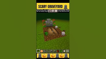 SCARY GRAVEYARD IN MINECRAFT || MINECRAFT BUILD HACKS || MINECRAFT HACKS || HALLOWEEN BUILD HACKS ||