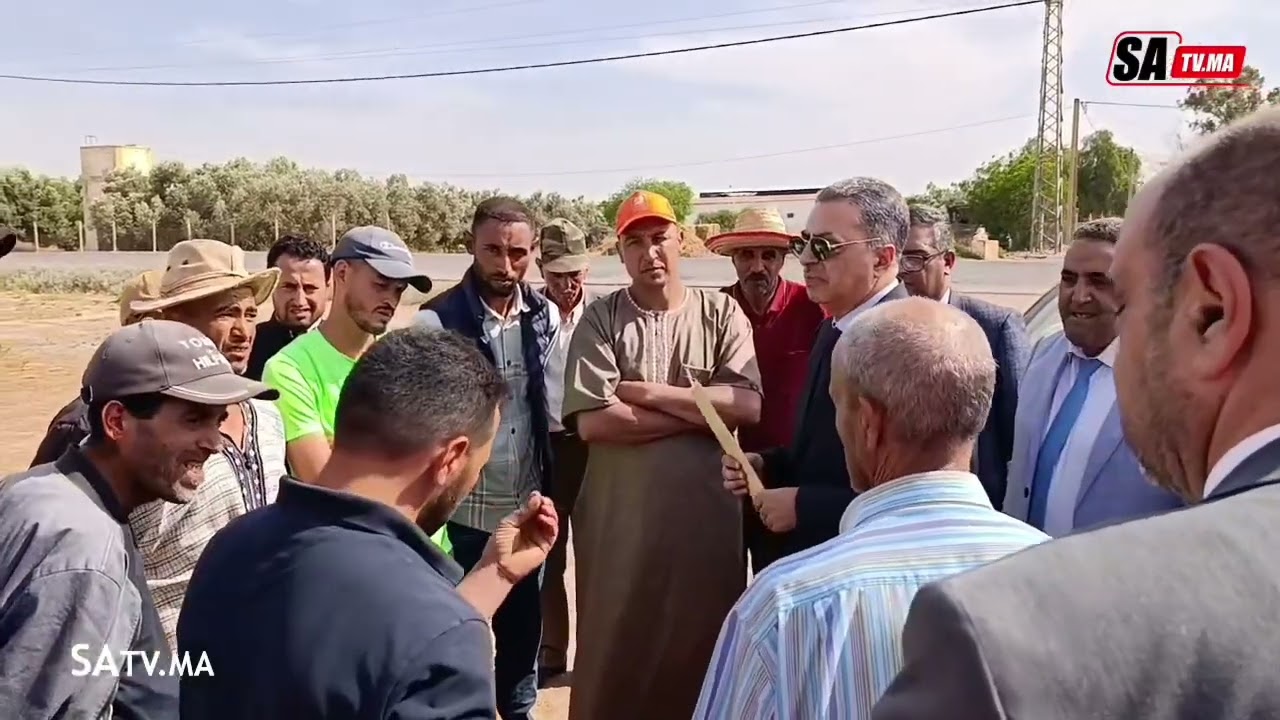 برشيد .. السيد العامل جمال خلوق يلتقي ساكنة جماعة المباركيين خلال اول زيارة له للجماعة