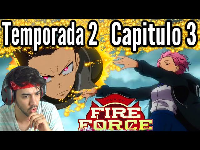 ESSA MINA É MALUCA? SHINRA VS CHARON  FIRE FORCE EPISÓDIO 03 TEMPORADA 2  REACT 