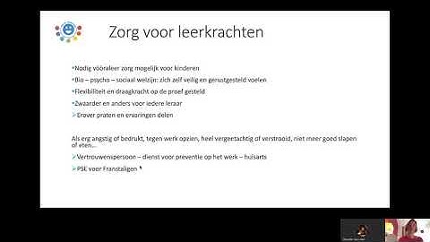 Onderwijs in tijden van corona - psychosociaal welzijn