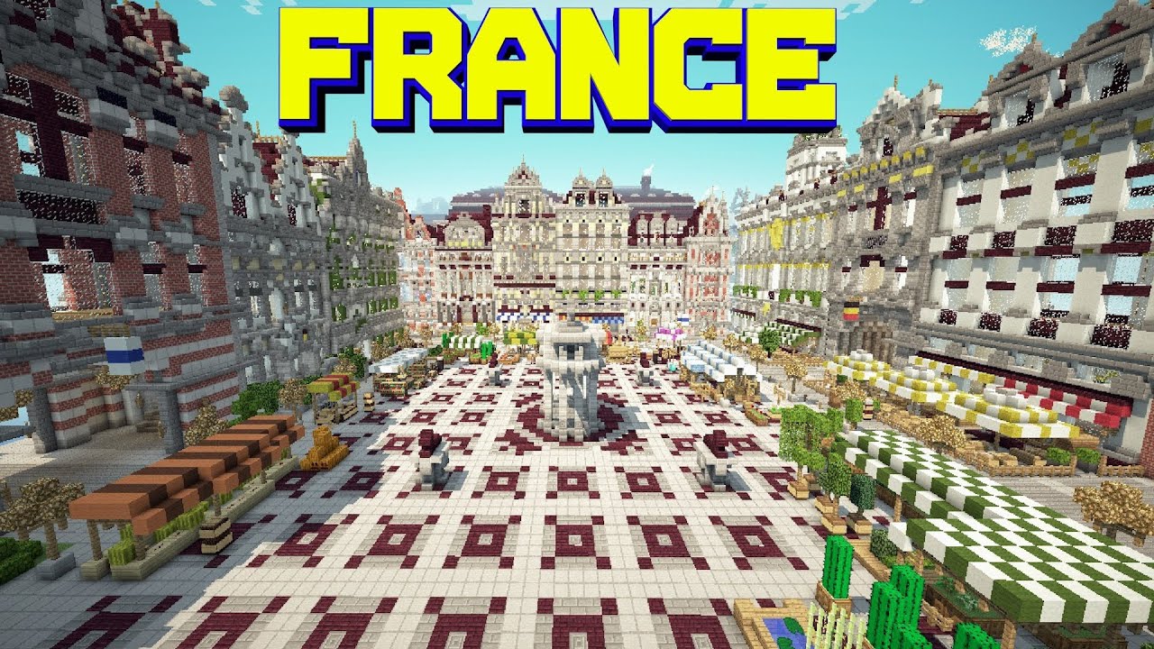 Minecraft PE French City [DOWNLOAD] - YouTube