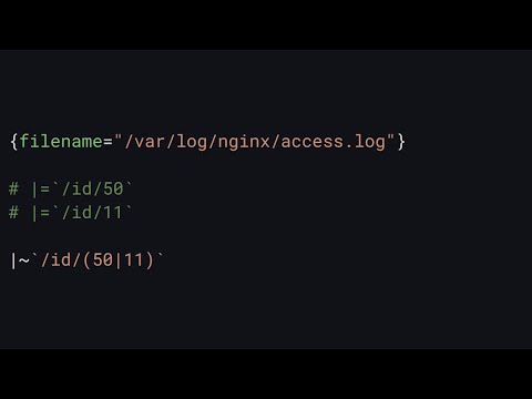 Grafana Loki Filter Logs Matching Multiple Strings Regex Example 
