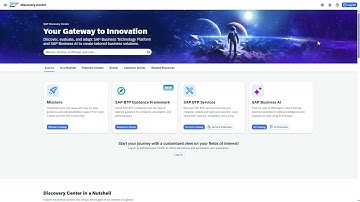 SAP AI: The Ultimate Guide! 🗺️| How to Use the SAP Discovery Center