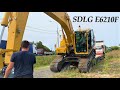 Дали китайский экскаватор на день! SDLG E6210F/обзор