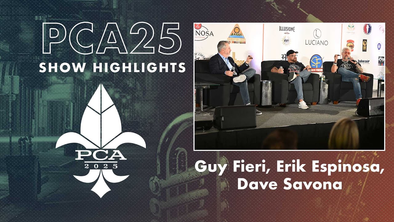 PCA25: Guy Fieri and Erik Espinosa's Cigar Aficionado Fireside Chat