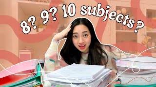 how to study MANY SUBJECTS without crying from stress & regret