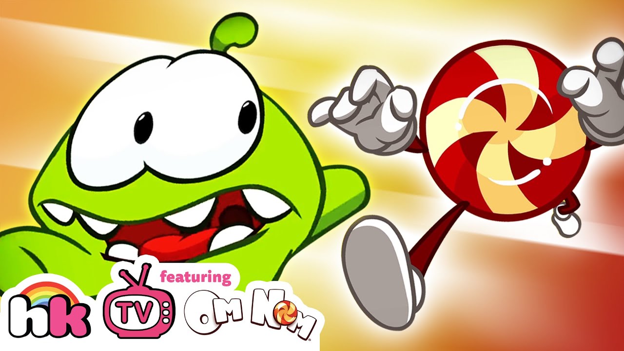 Om Nom Stories: Candy Monsters | Spooky Candy Chase | Halloween  Cartoons or Kids | HooplaKidz TV