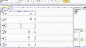 Microsoft Excel 2010 Level Three Video 30 Pivot Table Field Names and Format