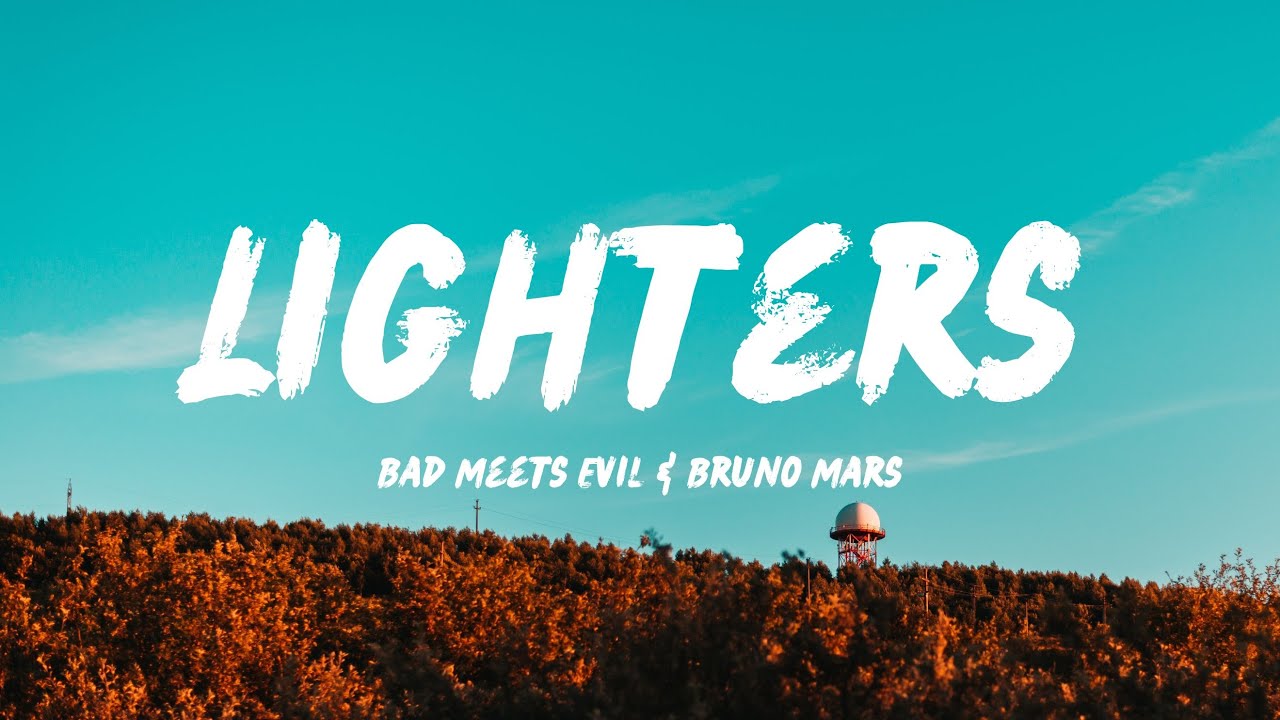 Bad Meets Evil & Bruno Mars Lighters (Lyrics) YouTube