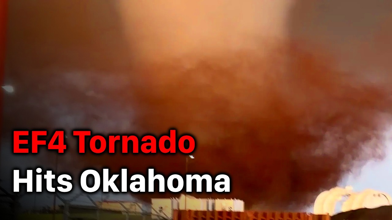 VIOLENT EF4 Tornado Hits Enid, Oklahoma - Apr. 23, 2026 - YouTube