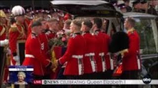 Queen's coffin transferred to hearse for journey to Windsor