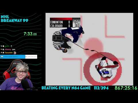 Thabeast Plays NHL Breakaway 99