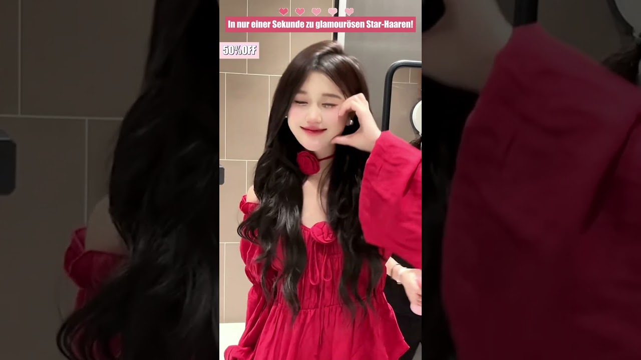 In nur einer Sekunde zu glamourösen Star-Haaren!