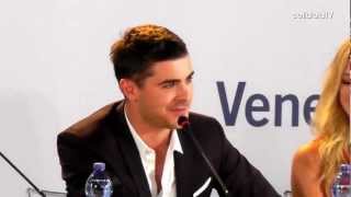 ZAC EFRON on his future plans Venice Film Festival 2012