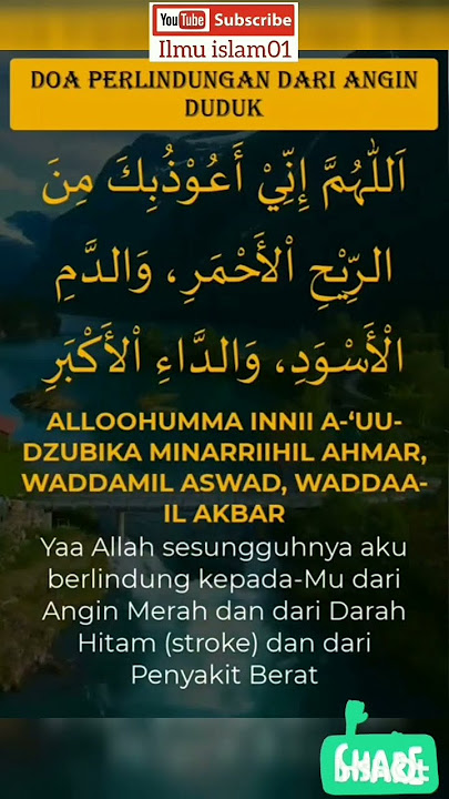 Do'a Perlindungan Dari Angin Ahmar | Angin Merah #doasunnah
