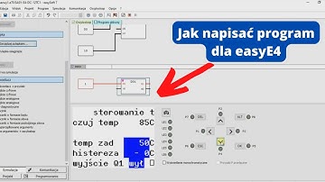 easyE4 jak sterować temperaturą czujnikiem PT1000/PT100