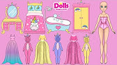 photo Dog Printable Paper Dolls Drawing And Playing paper dolls dog house tutorial simple