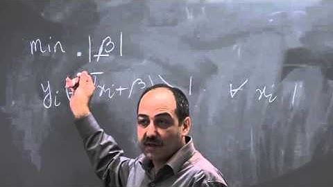 Ali Ghodsi, Lec 11: Hard margin Support Vector Machine (svm)